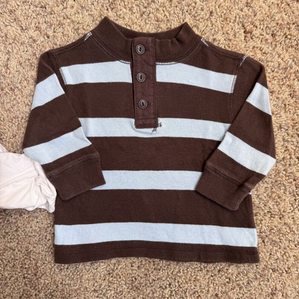 babyGap boy size 12 - 18m shirt top mock neck gap baby
